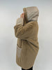 Teddy Jacke mit Nylondetails in Camel von White Label by Rofa_grosse Grössen_DE BOER plu Luzern