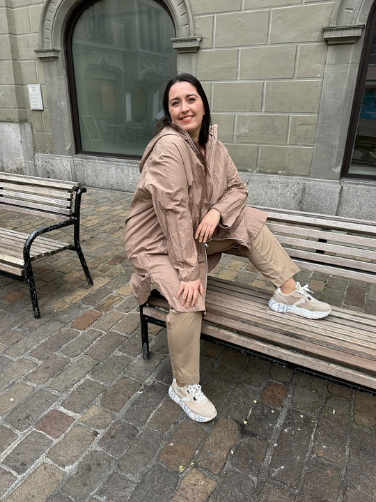 Parka mit Kapuze leicht gecrasht von White Label von Rofa_grosse Grössen_DE BOER plus Luzern_15