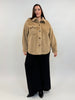 Fake Fur Hemdjacke in Camel von White Label by Rofa_grosse Grössen_DE BOER plus Luzern_3