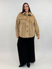 Fake Fur Hemdjacke in Camel von White Label by Rofa_grosse Grössen_DE BOER plus Luzern_3