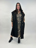 Luzern langes Kleid in Snake-Print mit Mantelweste von Yoek Fashion - grosse Grössen - DE BOER plus Luzern 