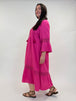 langes Sommerkleid in Pink von Yoek Fashion_grosse Grössen_DE BOER plus Luzern_2