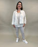 Shirt Bluse in Technomaterial von Zeitlos by Luana_grosse Grössen_DE BOER plus Luzern