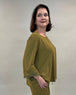 Shirt Bluse in Technomaterial von Zeitlos by Luana_grosse Grössen_DE BOER plus Luzern