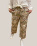 gemusterte Culotte-Hose mit Fantasie-Print von Raphaela by Brax - grosse Grössen - deboerplus 